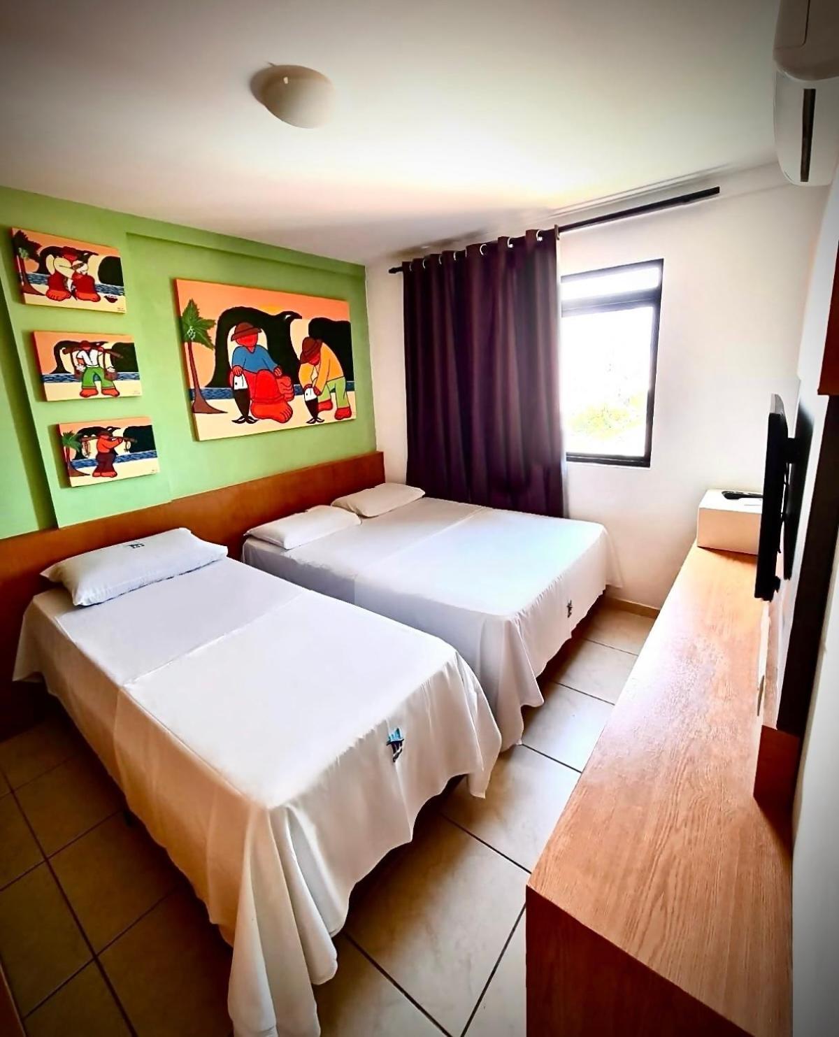 Apartmán Aconchegantes Flats, 1 E 2 Qtos, Em Ponta Negra Natal Exteriér fotografie