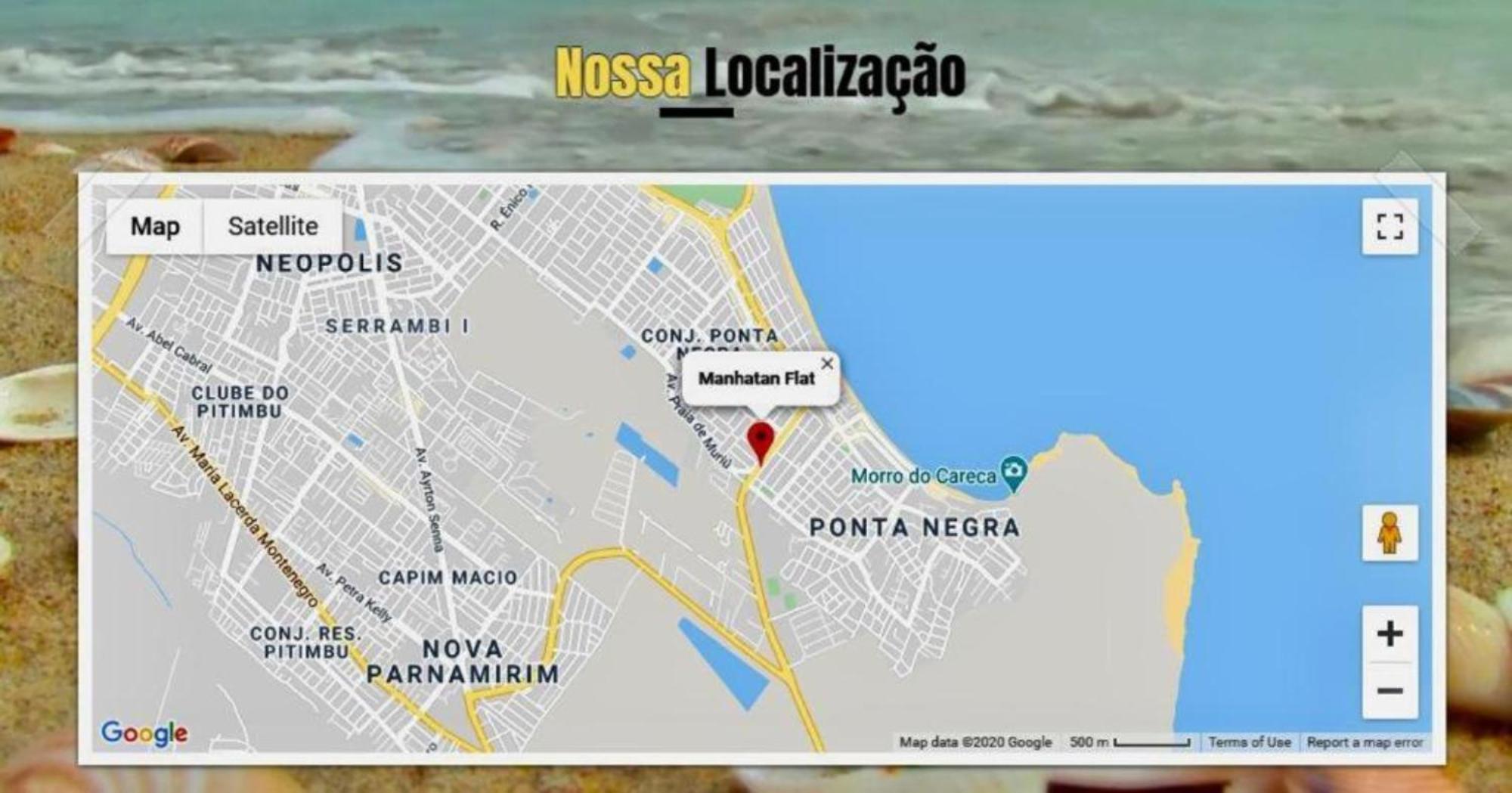 Apartmán Aconchegantes Flats, 1 E 2 Qtos, Em Ponta Negra Natal Exteriér fotografie