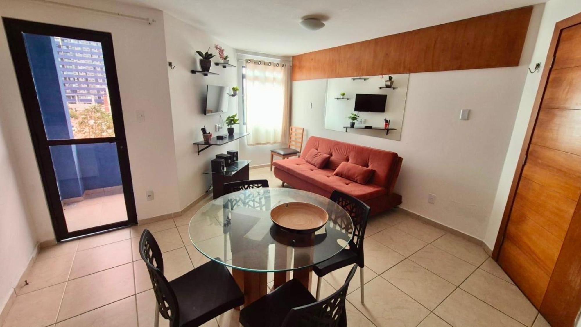 Apartmán Aconchegantes Flats, 1 E 2 Qtos, Em Ponta Negra Natal Exteriér fotografie